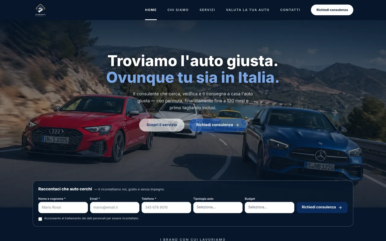 Progetto Diamanti Automobili